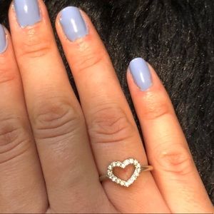 Heart Shape Pandora Ring